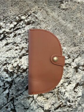 Portland Leather Brown Snap wallet